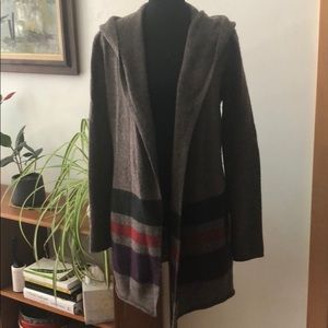 Toad&Co lambswool long cardigan